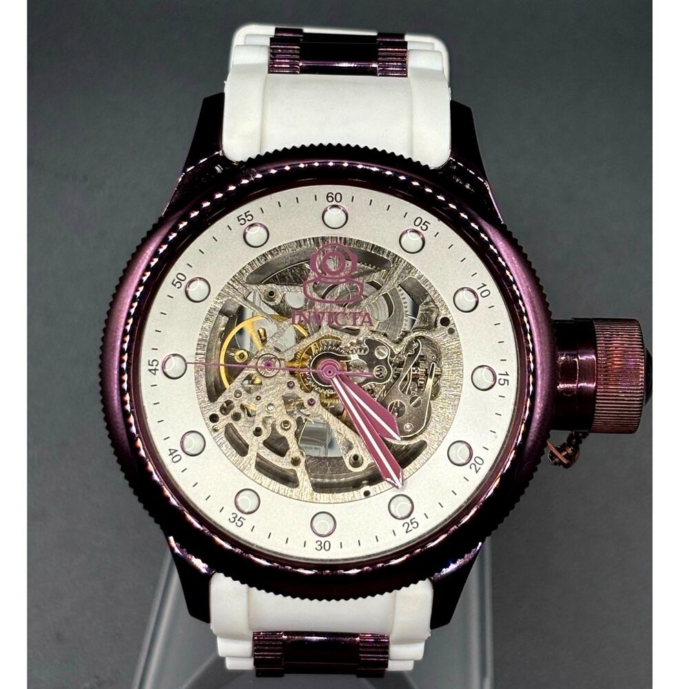 Invicta Pro Diver 40751 Automatic Skeleton Purple 51mm